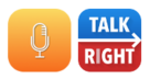 Talk Stream Live and Talk Right apps